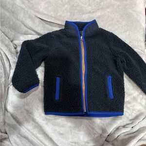 Old Navy Dark Blue Fleece Jacket - 2T